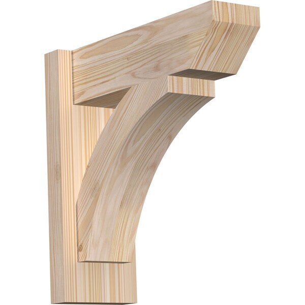 Ekena Millwork Thorton Slat Smooth Outlooker, Douglas Fir, 5 1/2"W x 16"D x 16"H OUT06X16X16THR06SDF - main